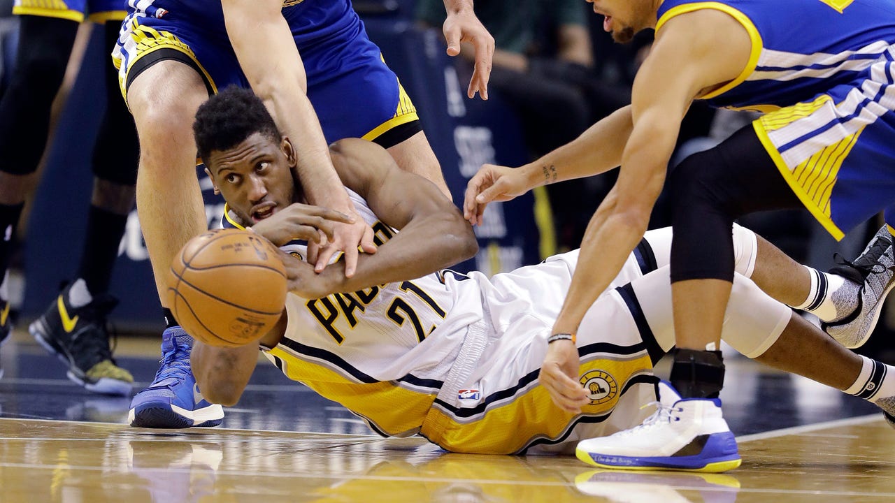 Injury-riddled Pacers can't stop Warriors in 120-83 loss